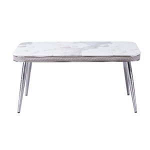 Luxe Dining Table Silver