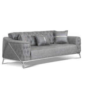 Jasmine Sofa Suede Grey